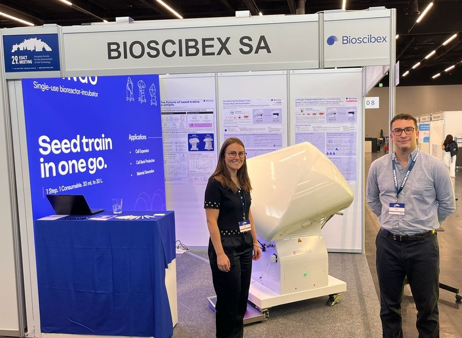 Bioscibex presenting its SW1NGO bioreactor technology